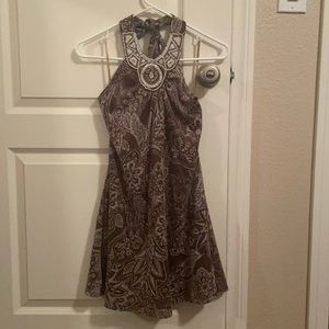 Purple Hearts boho beaded neckline